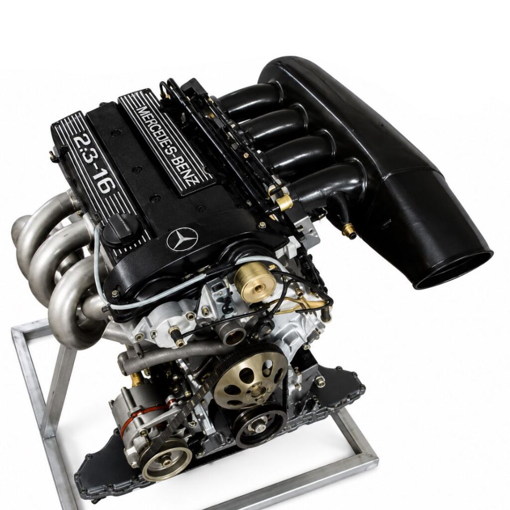 Mercedes M102 2,3-16V Motor mit Flachschieber DTM Ölwanne Tuning Saugertuning